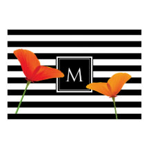 Poppy Chic Black Rand Monogram