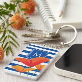 Poppy Chic Blue Rand Monogram