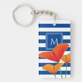 Poppy Chic Blue Rand Monogram