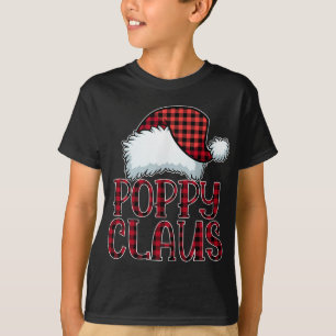 Poppy Claus jul Pajama-familjen som matchar Julaft T Shirt