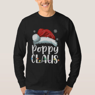 Poppy Claus Shirt jul-familjen Pajama T