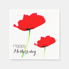 POPPY Collection 01 Mors dag Papper Napkins Pappersservett