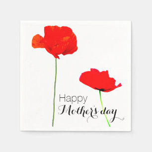 POPPY Collection 03 Mors dag Papprare Napkins Pappersservett