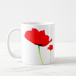 POPPY Collection 06 White Ceramic Mugg