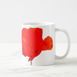 POPPY Collection 06 White Ceramic Mugg