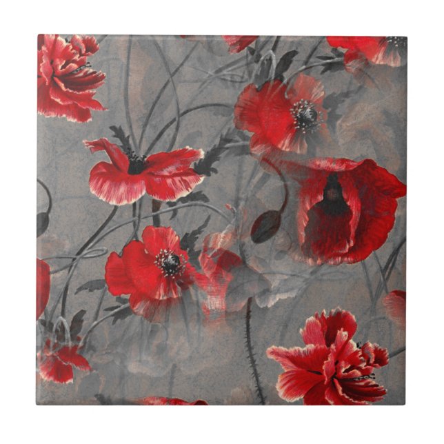 Poppy Dimma Kakelplatta (Framsidan)