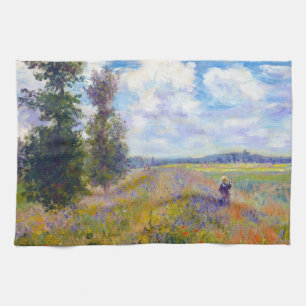 Poppy Fält, Argenteuil, 1875 Claude Monet Kökshandduk