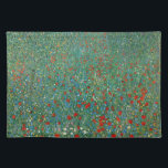 Poppy Fält av Gustav Klimt, Vintage Art nouveau Bordstablett<br><div class="desc">Poppy Fält (1907) av Gustav Klimt är en vintage Viktorian Era bra konst symbolism blommigt liggande målning. En naturscen med en stor skugga med blommande röda vallmoblommor. Det är vår och poppies och frukts träd är i blomning. Om konstnären: Gustav Klimt (1862-1918) var en österrikisk symbolmålare och en av de...</div>