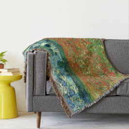 Poppy Fält av Vincent Van Gogh Filt