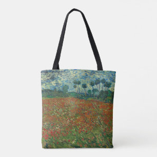 Poppy fält av Vincent van Gogh Fine Art Tygkasse