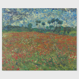 Poppy Fält av Vincent Van Gogh Presentpapper