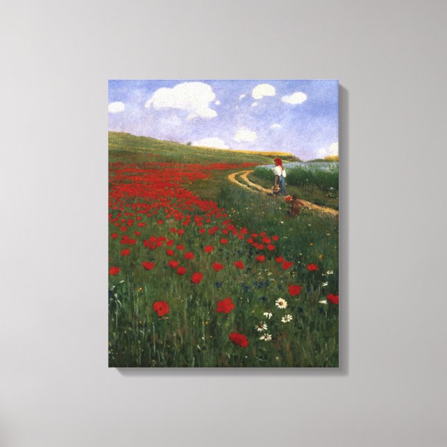 Poppy Fält Canvastryck (Framsida)