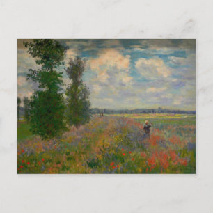 Poppy Fält Claude Monet Fine Art Vykort