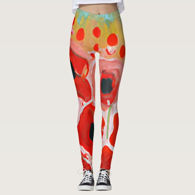 Poppy Fält Collection Leggings (Framsida)