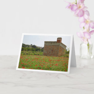 Poppy Fält Farmhouse liggande kort