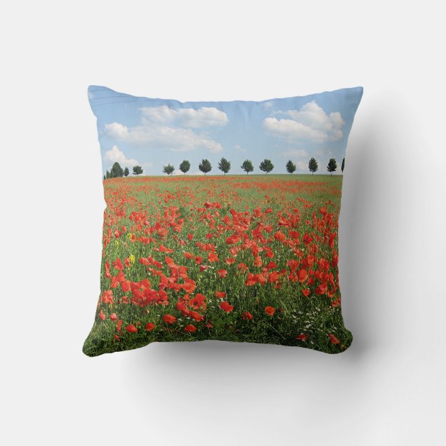 Poppy Fält i Bloom Kudde (Baksida)