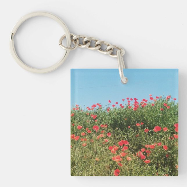 Poppy Fält Keychain (Framsidan)