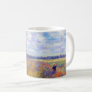 Poppy Fält, målning av Claude Monet (1875) Kaffemugg