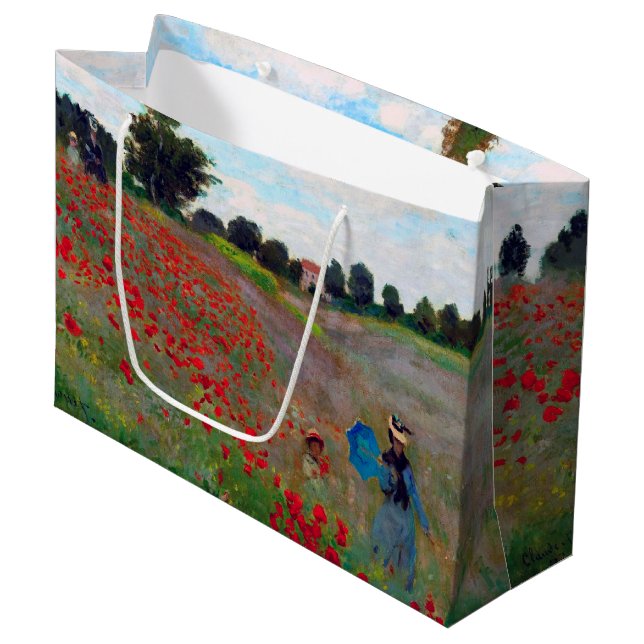 Poppy Fält, Monet Large Gift Bag (Framsidan Vinklad)