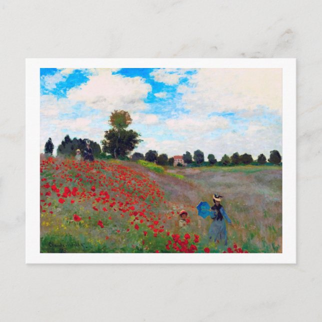 Poppy Fält, Monet Vykort (Framsida)