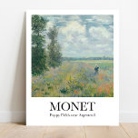 Poppy Fält nära Argentina av Claude Monet Poster<br><div class="desc">Ta hem en biet av konsthistorik med den vackra poster av Poppy Fält i närheten av Argentina som den Fransk imponerande målaren Claude Monet har. Detta arbete är en av fyra liknande åsikter om släktet Gennevilliers, bara sydöstra Argentina, som Monet avrättade sommaren 1875. Han målade först subjekt två år tidigare...</div>