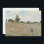 Poppy Fält Near Argenteuil av Claude Monet Inbjudningar<br><div class="desc">Poppy Fält nära Argenteuil (1873) av Claude Monet är en vintage bra konstmålning med en mor och ett barn i en ängsmark med röda vallmoblommor i Argentina, Frankrike. Om konstnären: Claude Monet var en av grundarna av den Fransk målningsrörelsen, och de flesta av hans målningar var "en plein luft" (i...</div>