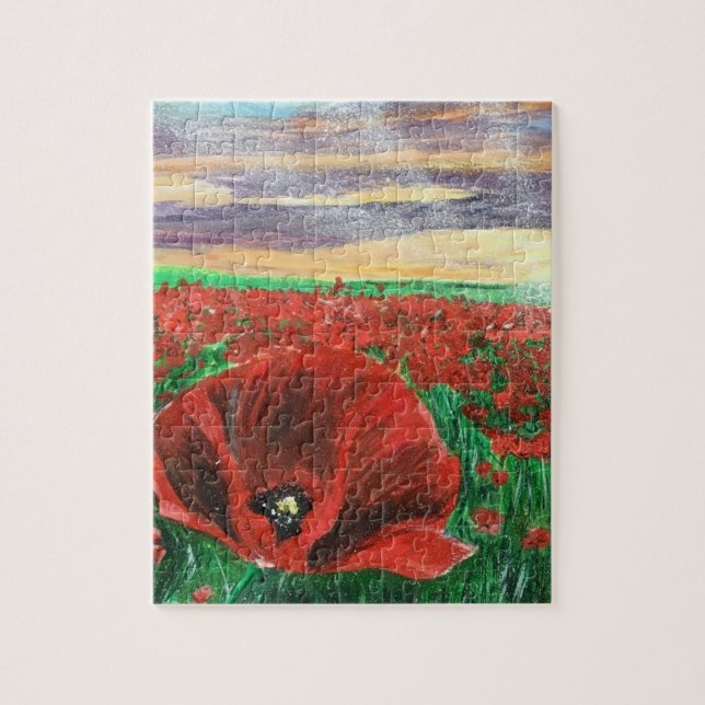 Poppy Fält SF Puzzles Pussel (Vertikal)