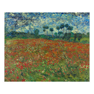 Poppy Fält Vincent Van Gogh Fototryck