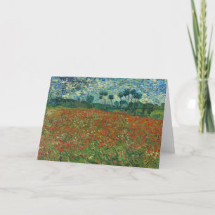Poppy Fält   Vincent van Gogh Kort