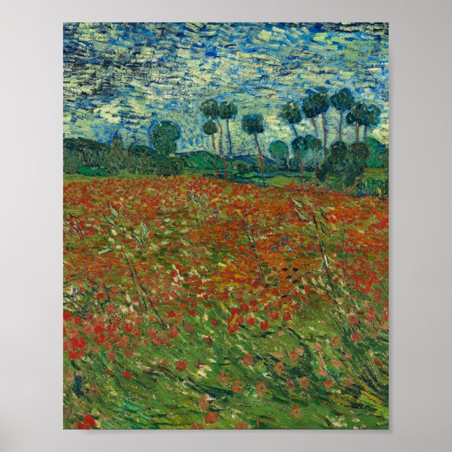 Poppy Fält - Vincent van Gogh Poster (Framsidan)