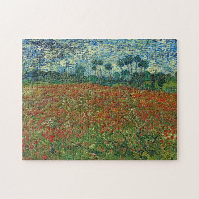 Poppy Fält | Vincent van Gogh Pussel (Horisontell)