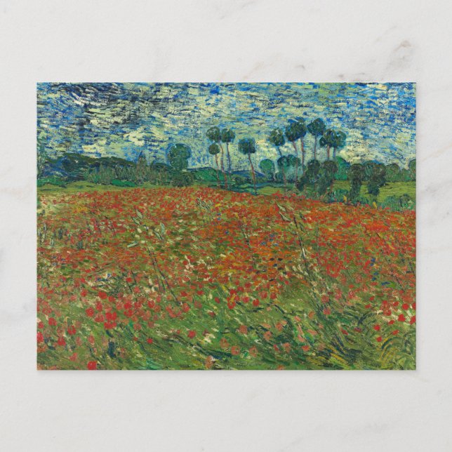 Poppy Fält | Vincent van Gogh Vykort (Framsida)