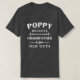 Poppy | Farfar är till Gamla killar Fars dag T Shirt (Design framsida)