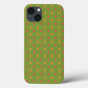 Poppy Färg Polka dots iPad Case-Mate Fodral