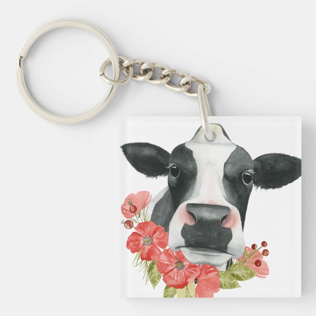 Poppy Farm - Cow with Flowers (Framsidan)