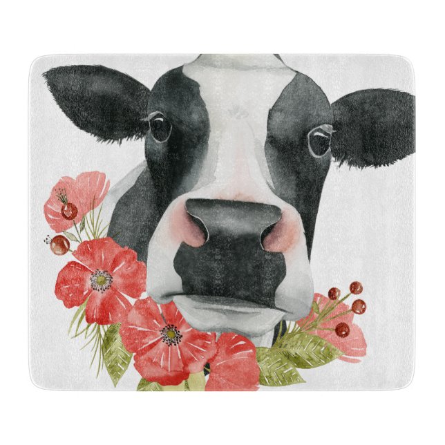 Poppy Farm - Cow with Flowers (Framsidan)