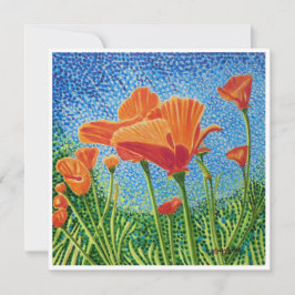 Poppy Flat Notecard Anteckningskort