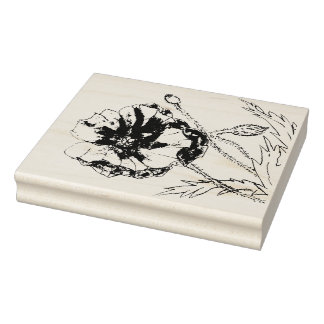 Poppy Flower för alla dina Vår-stämplingsbehov Stämpel