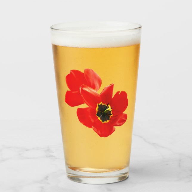 Poppy Flower Shirt, Poppy Shirt, Blommigt Shirt Glaskopp (Framsida fylld)