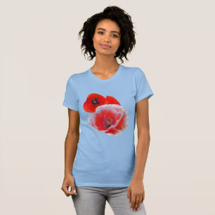 Poppy Flowers Close T-Shirt