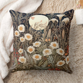 Poppy Flowers Farmhouse Decor Dekorativ kudde