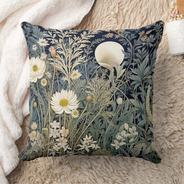 Poppy Flowers Farmhouse Decor Dekorativ kudde (Filt)