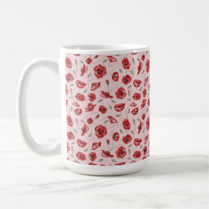Poppy Flowers Kaffemugg