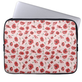 Poppy Flowers Laptop Fodral