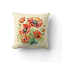 Poppy Flowers Söt Wildblommor Red Poppies