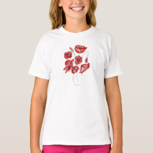 Poppy Flowers T Shirt