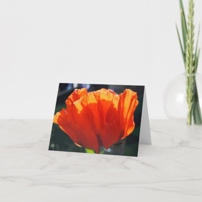 Poppy från Heaven Helgkort (Framsida)