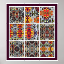 Poppy Garden Poster