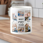 Poppy Grandfather Grandchildren Photo Collage Kaffemugg<br><div class="desc">Fira det speciella bandet mellan Poppy och hans barnbarn med "Poppy Grandfather Grandchildren Photo Collage"-kaffet Mugg, en hjärtslitande och praktisk gåva som han kommer att ta hand om varje dag. Den här anpassningsbarna keramiska mugg har ett vackert arrangerat fotokollage, visar värdefulla stunder och värdefulla minnen som delas med hans älskade...</div>