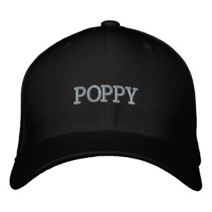 Poppy Grandpa Broderad Keps